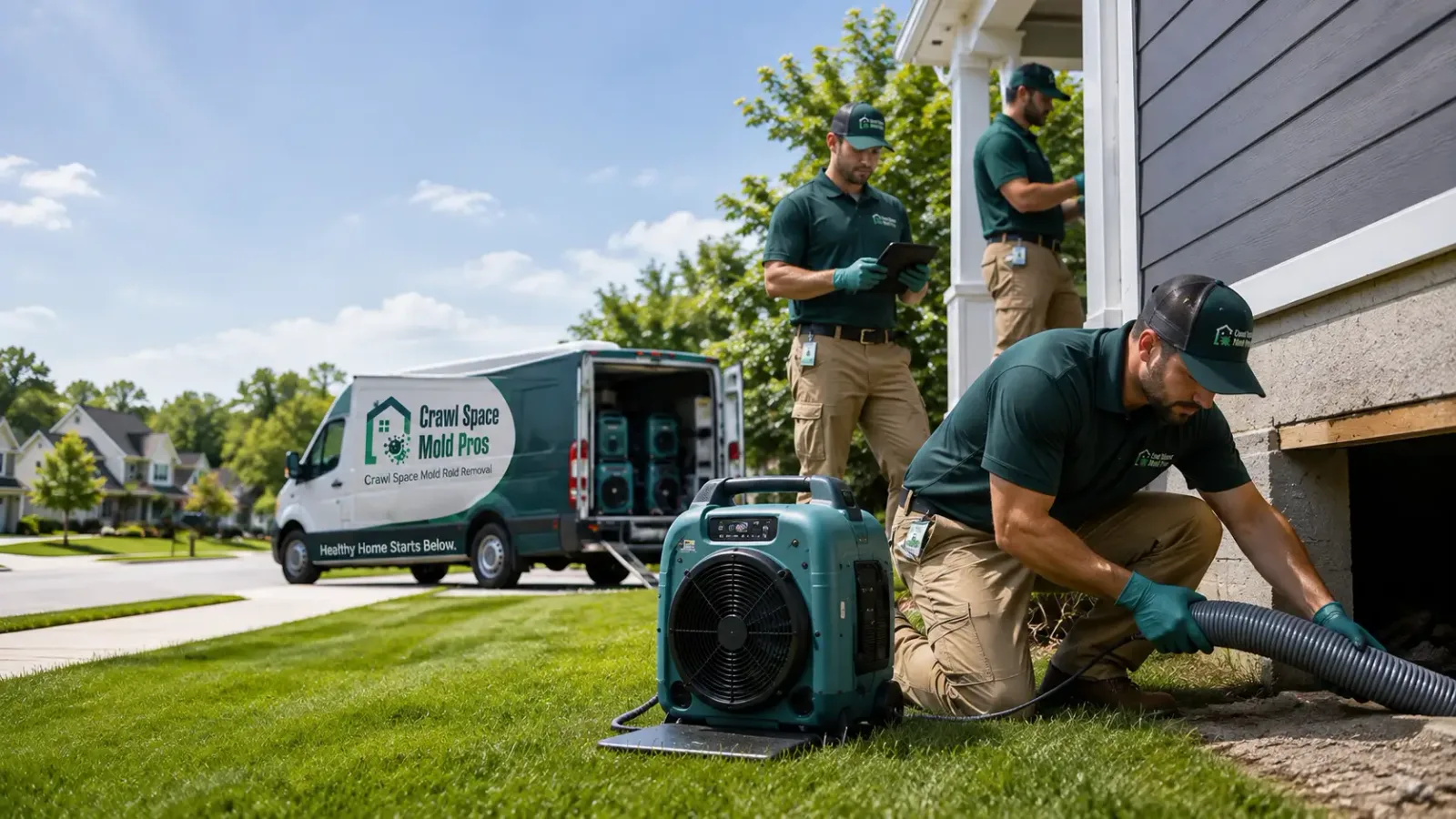 Crawl Space Mold Removal in Hague, NY